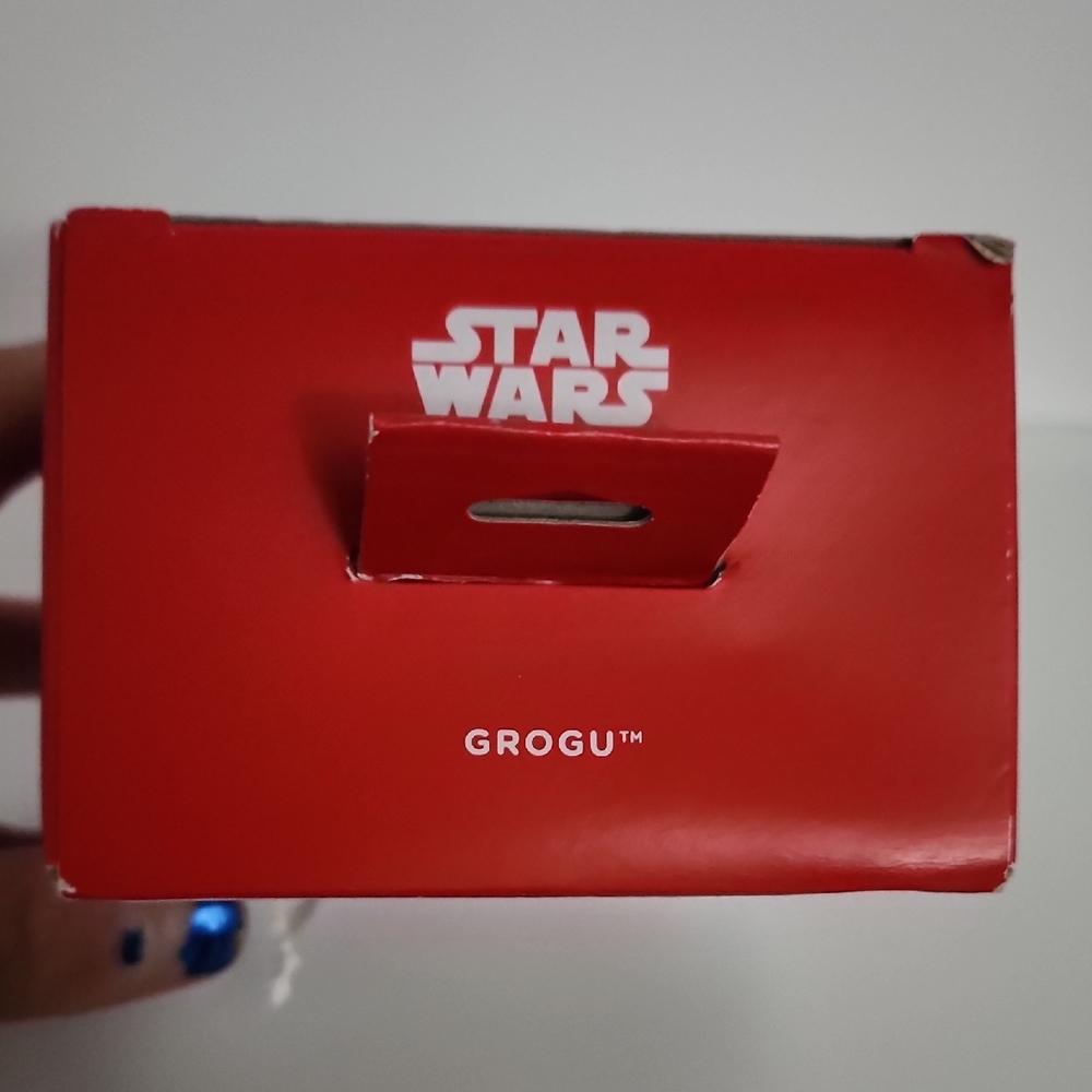 Hallmark Mandalorian Grogu Ornament in Tan Pouch - Picture 3 of 7